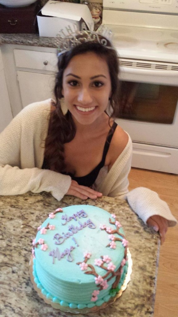 Maya and her Cake